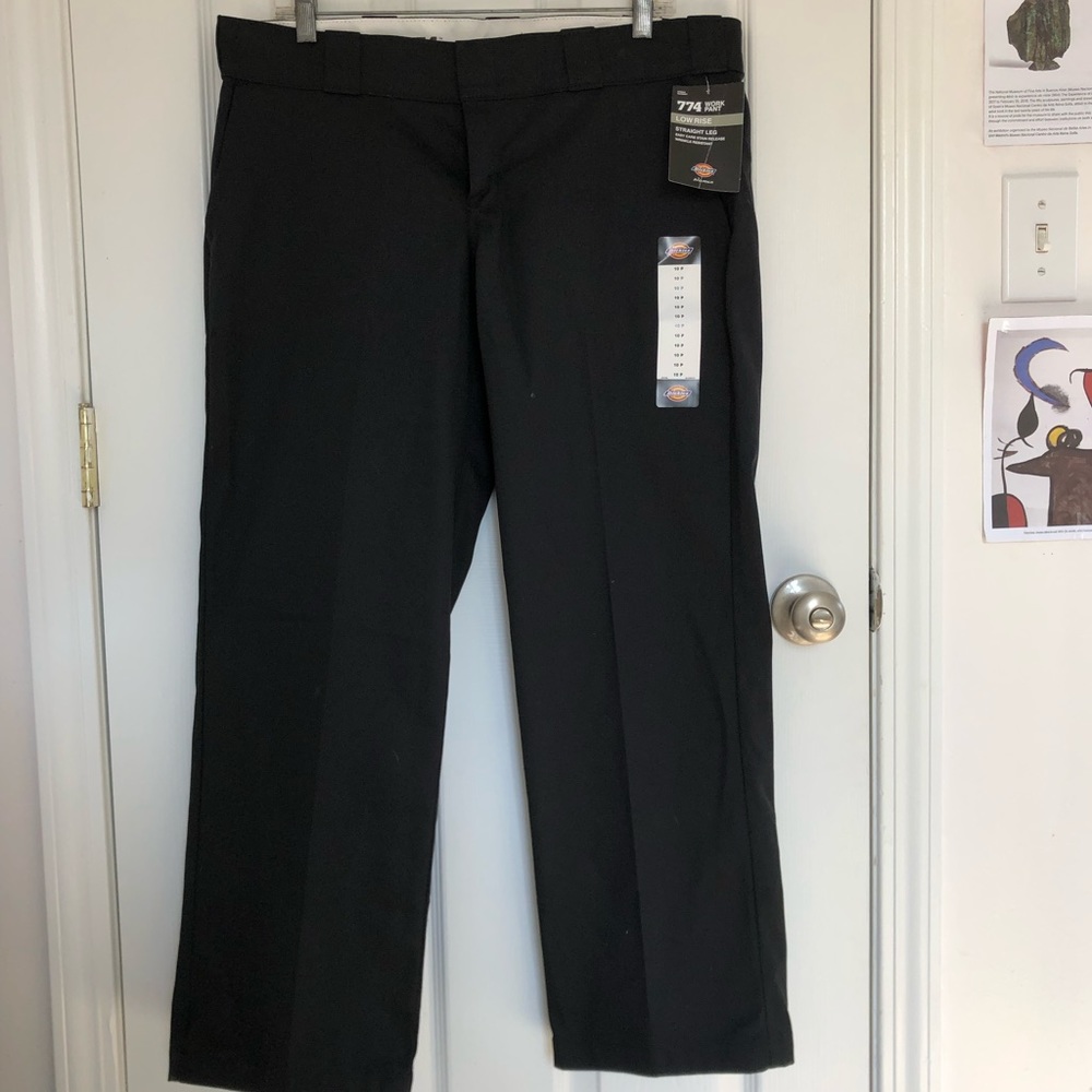 Dickies Work Pants Black Size 10P